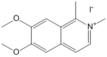 6,7-dimethoxy-1,2-dimethylisoquinolinium iodide